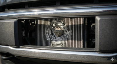 T-REX Grilles - 2015-2019 Silverado Lower Bumper Protector - Radiator & AC Condenser Rock Guard - Billet Bumper Insert, Polished - Overlay - Part # 25122 - Image 8