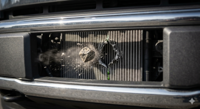 T-REX Grilles - 2015-2019 Silverado Lower Bumper Protector - Radiator & AC Condenser Rock Guard - Billet Bumper Insert, Polished - Overlay - Part # 25122 - Image 9