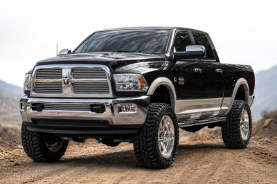 2010-2012 Ram 2500, 3500 Billet Grille, Polished, 4 Pc, Overlay T-Rex 21451